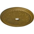 thumbnail image 3 of Ekena Millwork 27 1/2"OD x 4"ID x 1 1/2"P Winsor Ceiling Medallion (Fits Canopies up to 4"), Hand-Painted Gold, 3 of 5