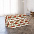 thumbnail image 2 of Floral Foldable Mattress, Spring Leaves and Flowers, 78.7" x 47.2", Vermilion Olive Green, by Ambesonne, 2 of 4