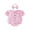 Pink, variant on BemeyourBBs Newborn Baby Girl Summer Clothes Cotton Linen Outfit Cute Bubble Romper Short Sleeve Doll Collar Button Down Bodysuit and Headband Set