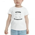 thumbnail image 2 of Future mathematician Funny Toddler T-Shirts for Boys Girls (White, Youth M), 2 of 5