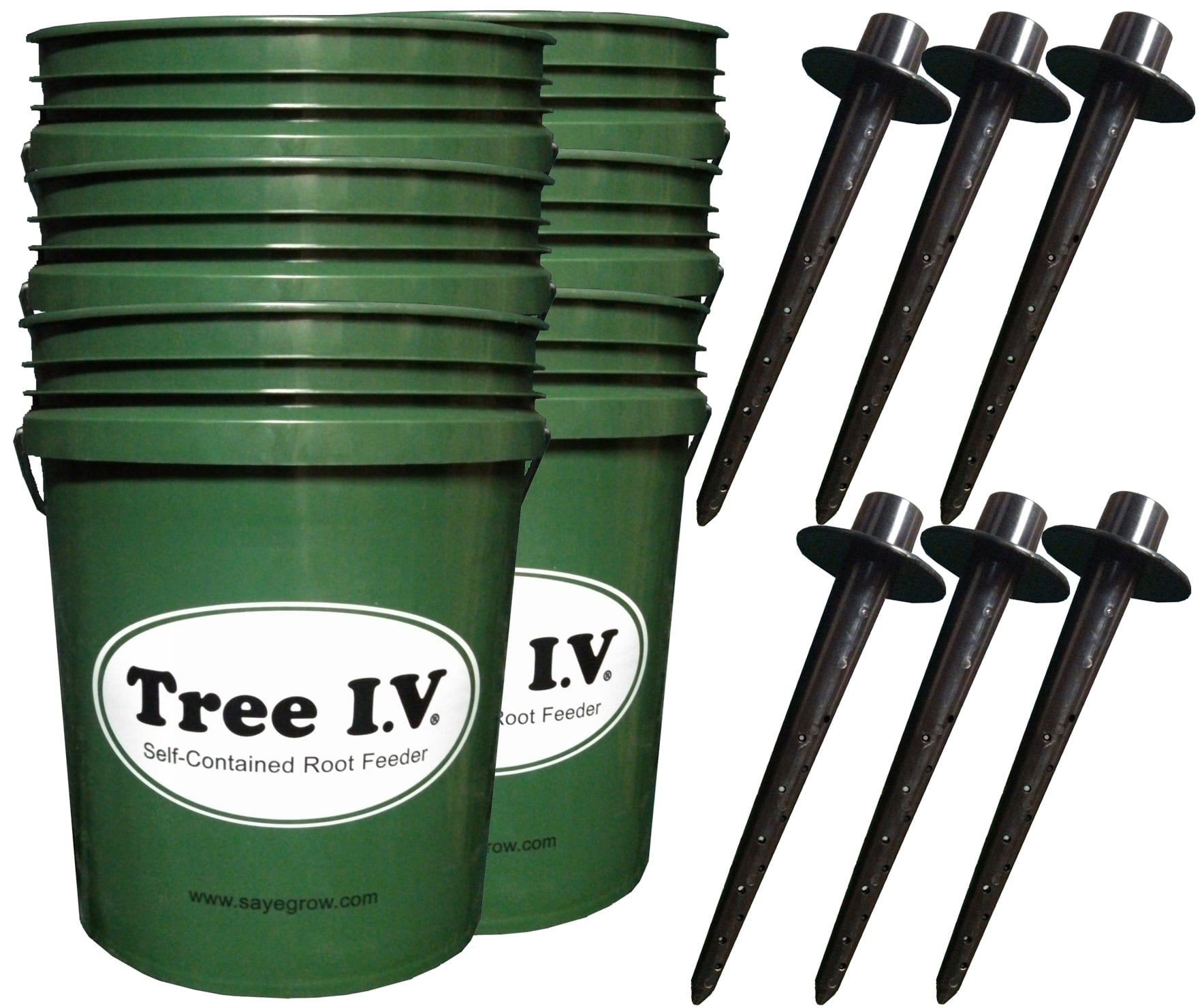 Tree I.V. Original 6pk Deep Watering System for New Trees Easy