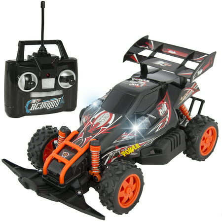 Best Choice Products Kids 4WD  RC Buggy Car Toy, High Speed 10.5MPH Max w/ Remote Control, LED Lights, (Best Rc Car Kit To Build)