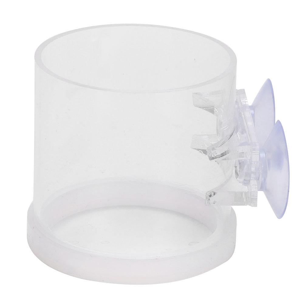 fish feeder round feeder adjustable use for float food acrylic made easy use 