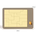thumbnail image 3 of Jkkant Wooden 3D Puzzle Brain Teaser, Irregular Shape Disappearing Design Block Game, Challenging Solitaire Puzzle for Adults Kids, IQ Logic Test, 3 of 9