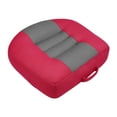 thumbnail image 2 of Cojín elevador de asiento de coche antideslizante y multifuncional para oficina y hogar. Rosa roja y gris., 2 of 9