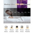 thumbnail image 5 of Purple Gold Blackout Curtains 54 Inches Long for Bedroom, Abstract Flower Ombre Aesthetics Paint Thermal Insulated Room Darkening Black Out Window Curtain Panels Grommet Drapes for Living Room, 5 of 8