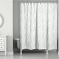 thumbnail image 2 of Creative Products Soft Blue Eucalyptus Pattern 71x74 Shower Curtain, 2 of 2
