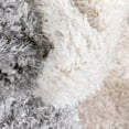 thumbnail image 3 of Well Woven San Francisco Venice Yellow Modern Geometric Abstract 7'10" x 9'10" Shag 3D Textured Area Rug, 3 of 8