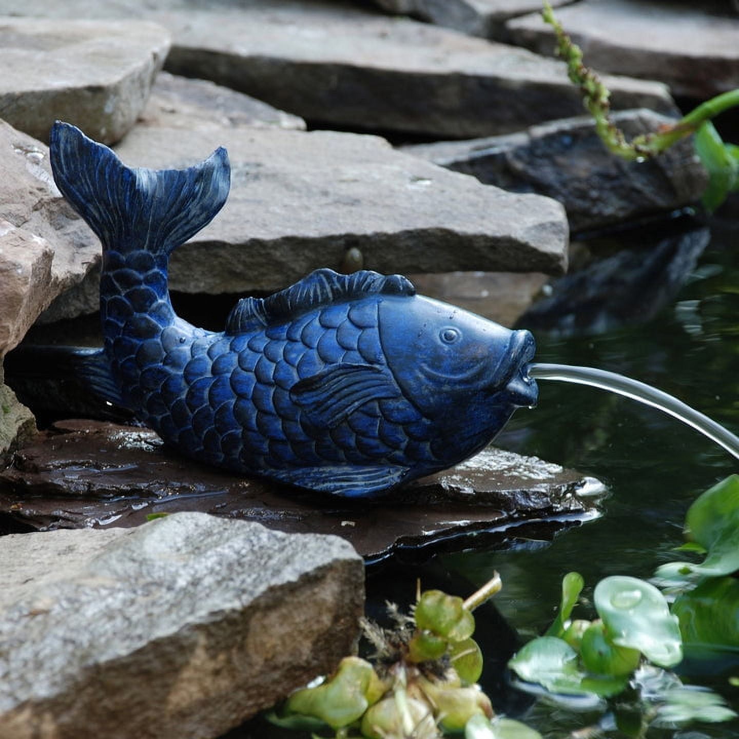 pond boss Fish Pond Spitter - Blue