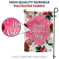 thumbnail image 4 of America Forever Flags Double Sided Garden Flag - Vintage Roses, 12.5 x 18 Inches, Happy Valentine's Day Love Hearts Garden Flag, Seasonal Yard Outdoor Holiday Decorative Flag, 4 of 5