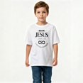 thumbnail image 2 of Boys Graphic T-Shirt Christian Faith Team Jesus Kids Tees 100% Cotton Short Sleeve Tops Ages 4-13Y, 2 of 4