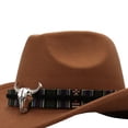 thumbnail image 5 of Quealent Toddler Cowboy Hat, Felt Cowboy Hats for 1-15, Western Cowgirl Costume for Kids, Boy and Girl Khaki 3-8 Years, 5 of 5
