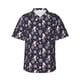 thumbnail image 1 of Balery Elegant ice skates snowflakes A Camisas hawaianas de manga corta para hombre, camisas playeras de corte holgado, camisas de vacaciones con botones,Medium, 1 of 7