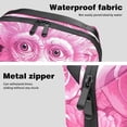 thumbnail image 4 of Monkey Electronic Organizer Travel Case, Waterproof Oxford Cloth Storage Pouch Bag, Box with Cord Organizer Storage for Computer Cable Organizer, 5.9x9.44x3.14 in., 4 of 6