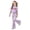 A02-Light Purple, variant on LRen Girls Outfits Size 5 Graphic Print Short Sleeve Tee and Elastic Waist Pants Set Round Neck Casual Sports Tshirt Shorts 2pc Outfits Clothes Back To School Clothes Valentines Day Classroom Gifts