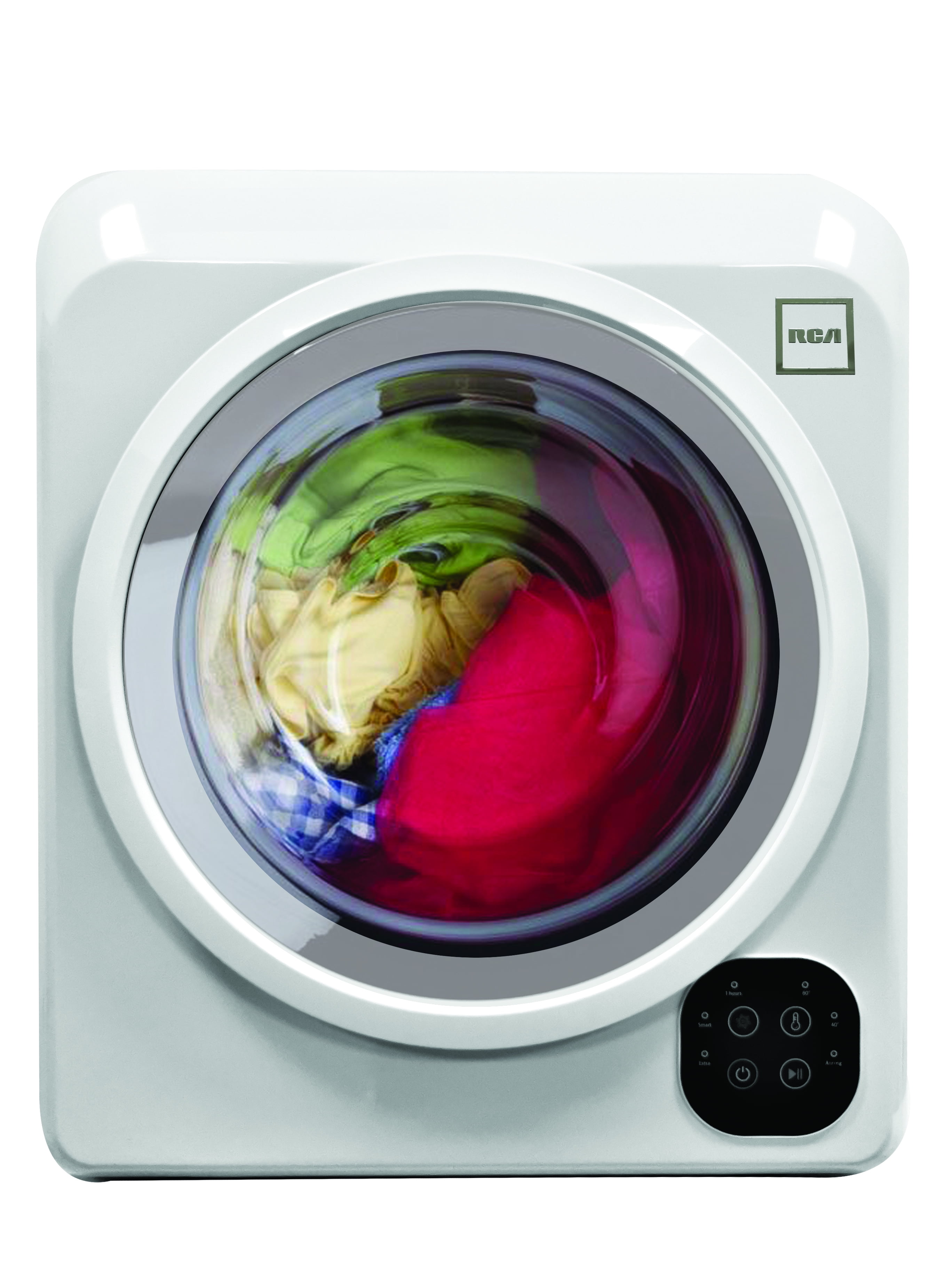 RCA 3.75cu ft.(13lbs.) Ventless Electric Apartment Size Dryer, RDR323