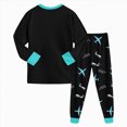 thumbnail image 6 of UAYOTSE Toddler Pajamas Boys Pyjamas Sleepwears 2pcs Long Sleeves Pjs Sets for Kids Spring,Sizes 7-8 Years, 6 of 6