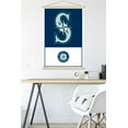 thumbnail image 5 of MLB Seattle Mariners - Logo 22 Wall Poster with Magnetic Frame, 22.375" x 34", 5 of 6