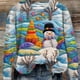 thumbnail image 3 of Sudadera con capucha con estampado 3D para mujer, estilo nuevo de otoño e invierno, ropa para adolescentes, 2024, 3 of 5