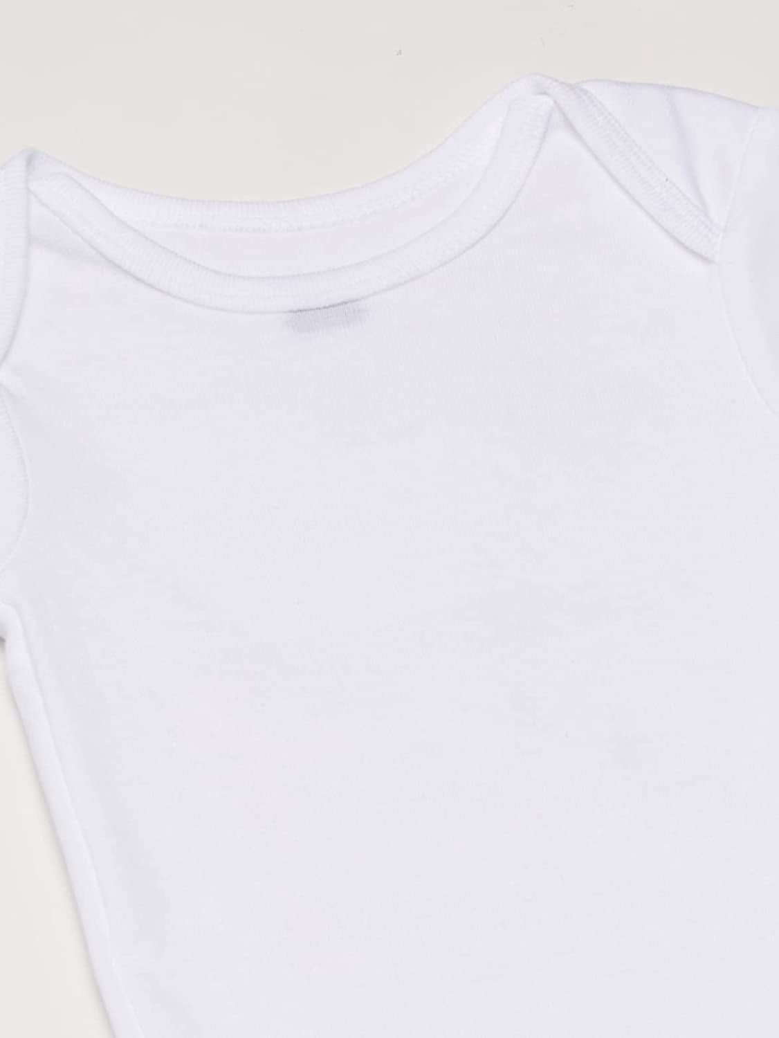 GERBER Baby 5-Pack Solid Onesies Bodysuits, White, 4T, White, Size 4T