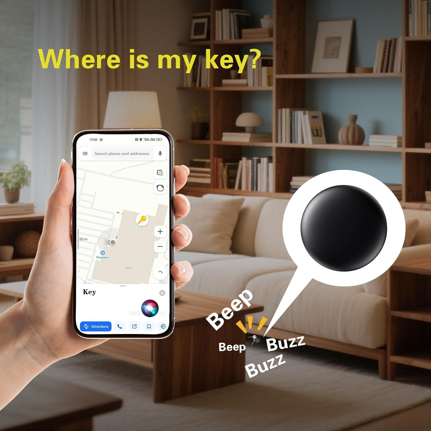 Mini GPS Tracker for Vehicles â Hidden Car Tracker Device, Real-Time GPS Tracking for Kids, Car, Pets, No Monthly Fee, Works with Apple Find My, Vehicle Locator, No SIM Required