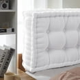 thumbnail image 3 of Rainha® - Ultra Thick Tufted College Headboard - Pure White, 3 of 5