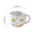 thumbnail image 5 of Fanshiluo-2pcs Halloween Cute Cute Pumpkin Cup Ceramic Mug Large Capacity Water Cup Office Home Cup Slightly Concealer on Sale, 5 of 5