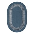 thumbnail image 2 of Colonial Mills 5' x 5' Blue All Purpose Handmade Reversible Round Mudroom Area Throw Rug, 2 of 2