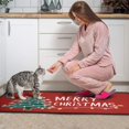 thumbnail image 4 of Kitchen Mat Set of 2 Anti Fatigue Christmas Kitchen Mats for Floor,Farmhouse Triangle Tree Merry Christmas Kitchen Rugs and Mats for Bathroom,Room Outdoor (47x17+30x17 Inches), 4 of 7