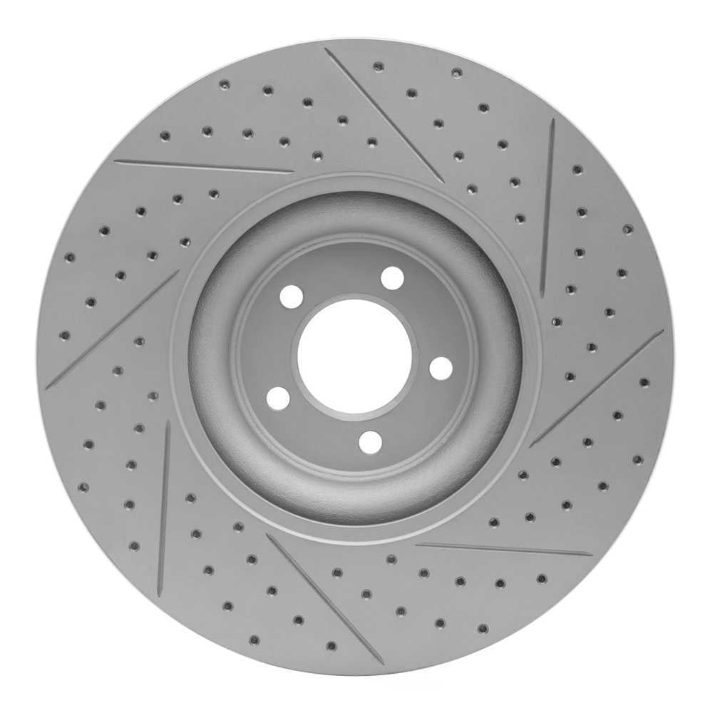 Dynamic Friction Company 830-20026L DFC Geoperformance Rotor - Drilled and Slotted