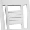 thumbnail image 4 of Pemberly Row Eggshell White Wood Coastal Style Dining Chair - Set of 2, 4 of 7