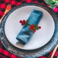 thumbnail image 6 of Dalrosia Rustic Napkin Ring Serviette Holders Handmade Red Berry Table Decorations for Wedding Christmas Thanksgiving New Year Valentine's Banquet Birthday Party, 6 of 6