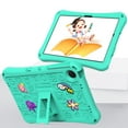 thumbnail image 2 of ELEHOLD Kids Case for Samsung Galaxy Tab A9 Plus 11 Inch (SM-X210/X215/X216/X218) DIY EVA Rugged Shockproof Kickstand Cover with Detachable Shoulder Strap,Mintgreen, 2 of 8