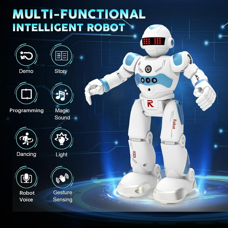 Lvelia RC Robot Toy for Kids, Programmable Remote Control