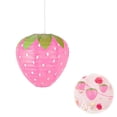 thumbnail image 1 of 1 Pack 11.7 Inch Strawberry Paper Lanterns, 3D Fruit Shaped Hanging Decorations for Birthday Parties, Baby Showers, Weddings, Reusable Rice Paper Garden Decor, 1 of 8