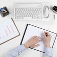 thumbnail image 3 of Estbridge Portable Bluetooth Keyboard and Mouse Set for Travel  Wireless  with Silent Click Mouse  Magical Control Bluetooth Keyboard for Mobile Devices, 3 of 9