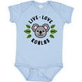 thumbnail image 3 of Inktastic Live Love Koalas Boys or Girls Baby Bodysuit, 3 of 5