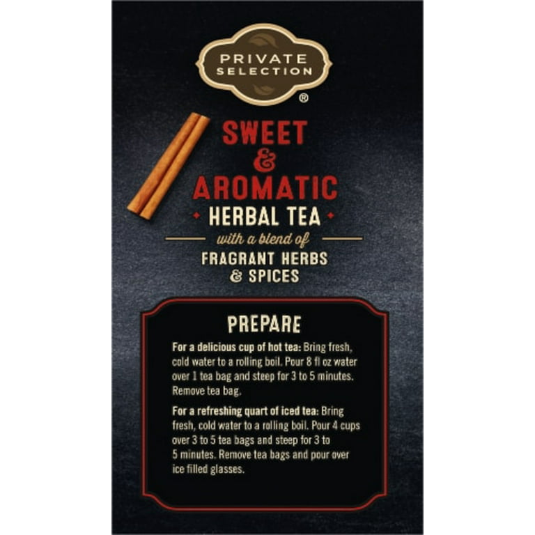 Private Selection Caffeine Free Sweet Cinnamon Spice Herbal Tea