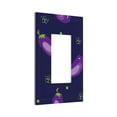 thumbnail image 2 of Kll Eggplant Wall Plate,Gloss Finish,Standard Size 1 - 5" X 3", Polycarbonate Thermoplastic,Electric Receptacle Plug Covers, 2 of 8