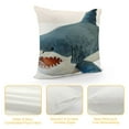 thumbnail image 4 of Giant Shark Stuffed Animals,Chubbier Shark Pillow Soft Shark Plush Shark Plushie Stuffed Shark Décor, Perfect Stress Relief Gifts for Kids Women, 4 of 5