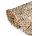thumbnail image 2 of Unique Loom Chenille Jute Collection Area Rug - Raj (2' 2" x 6' 1" Runner Natural/Light Brown), 2 of 11