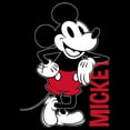 thumbnail image 2 of Boy's Mickey & Friends Mickey Mouse Vintage Lean  Graphic Tee Black X Large, 2 of 5