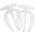 thumbnail image 6 of RENACLIPY White Plastic Salad Forks Set of 2 for Mixing, Stirring, Serving - Kitchen Utensils, 6 of 8