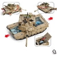 thumbnail image 4 of Kit modelo Feleph M1A2, juego de tanques militar a escala 1:28 con 1463 piezas, 4 of 7