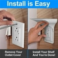 Charging Bracket Shelf Socket Wall Mount Power Polch Socket Rack