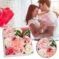 thumbnail image 1 of BKER Scented Oil Roses Flowers Soap Gift Box Set ForMother's Day, 1 of 5
