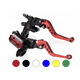 thumbnail image 1 of Manijas Ajustables Universales Para Moto Clutch Y Freno Rojo, 1 of 2