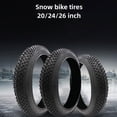 thumbnail image 3 of Puncture Resistant Non-Slip Fat Bike Tire – Durable Folding All-Terrain Replacement for e-Bike, Mountain, Beach, Snow & Trail Riding-26*4.0, 3 of 7