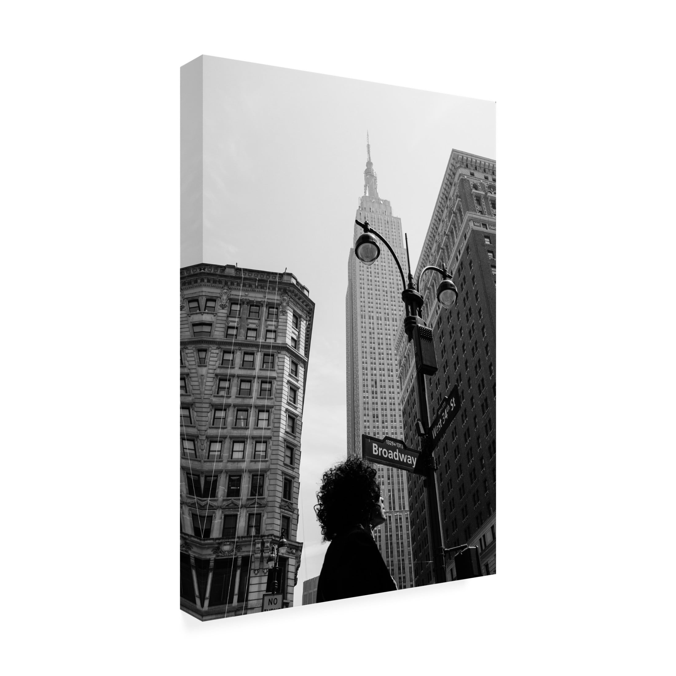Canvas Wall Art - Gloria Salgado Gispert 'New York, New York' Wall Art for Living Room, Bedroom, or Office Décor by Trademark Fine Art - 30 x 47 Inches