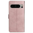 thumbnail image 3 of Allytech Wallet Case for Google Pixel 8 Pro, Vintage PU Leather Slim Fit Folio Flip Stand Protective Shockproof Cards Slots Wallet Case Phone Cover for Google Pixel 8 Pro - Rosegold, 3 of 7